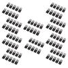 100PCS Double Wire Plug in Connectors with Locking Buckle Quick Clip Fasteners 2 Pin Multi Purpose Snap On Blocks for