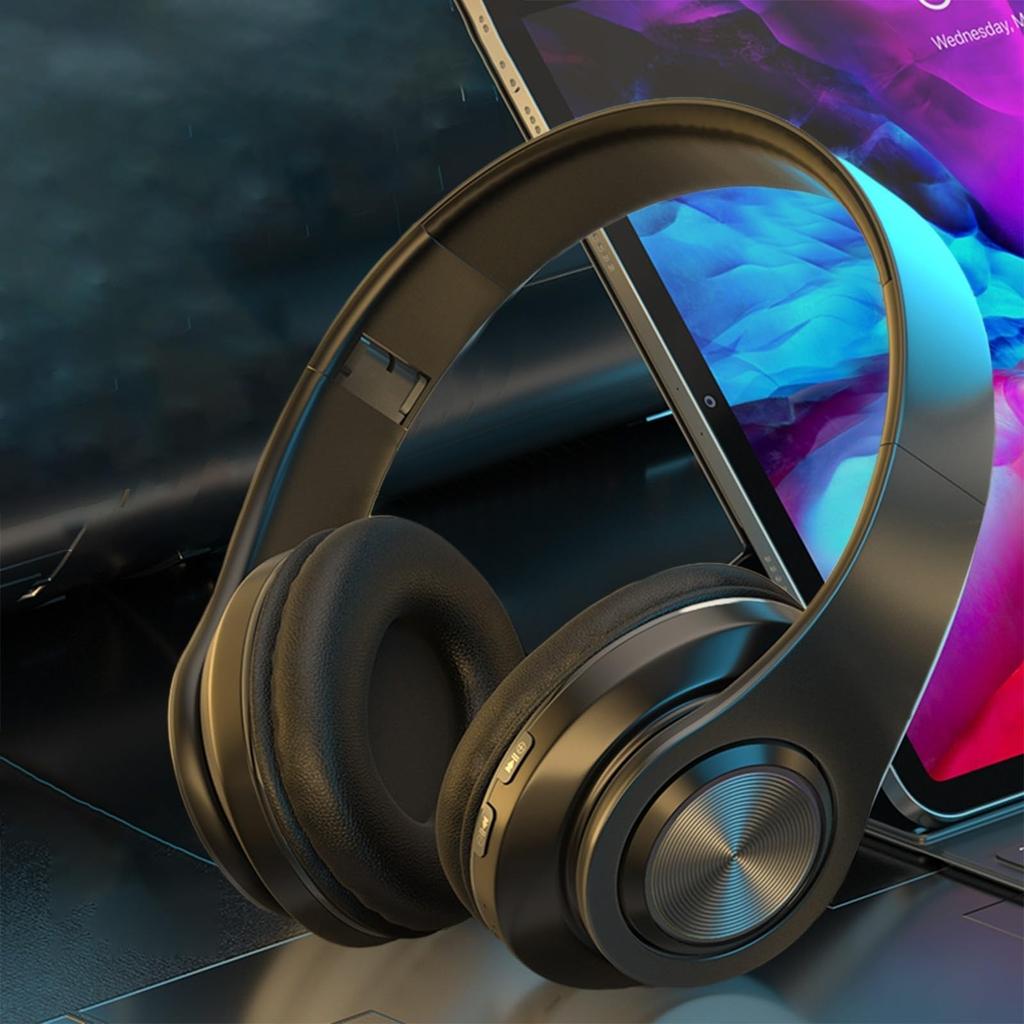 Светящаяся Bluetooth-гарнитура с мощными басами для мобильного телефона, беспроводная спортивная игровая гарнитура