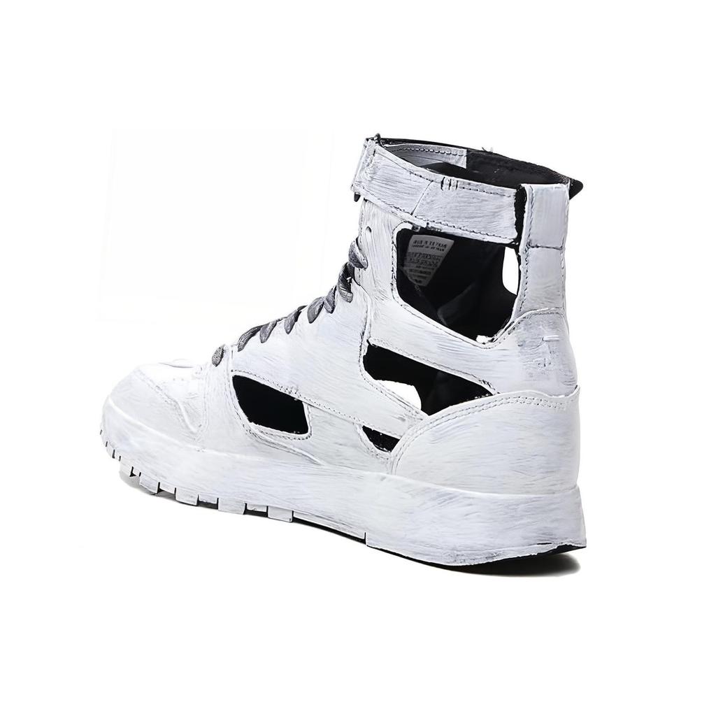 Reebok X Maison Margiela Classic Leather Tabi High Whiteout женские кроссовки черного цвета S39WS0099-P4242-H8666