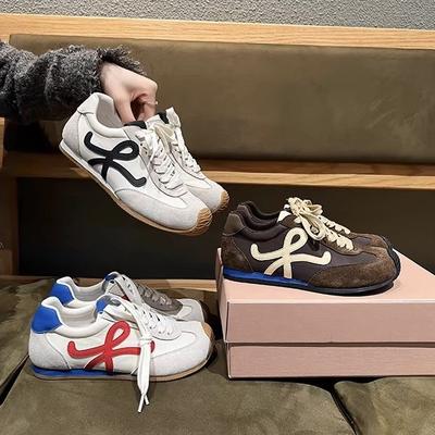 Версия из коровьей кожи~ У Ван Ибо такие же тренировочные кроссовки «Форрест Гамп» для женских туфель на внутренней платформе, кроссовки на толстой подошве, уродливые, но милые, касу