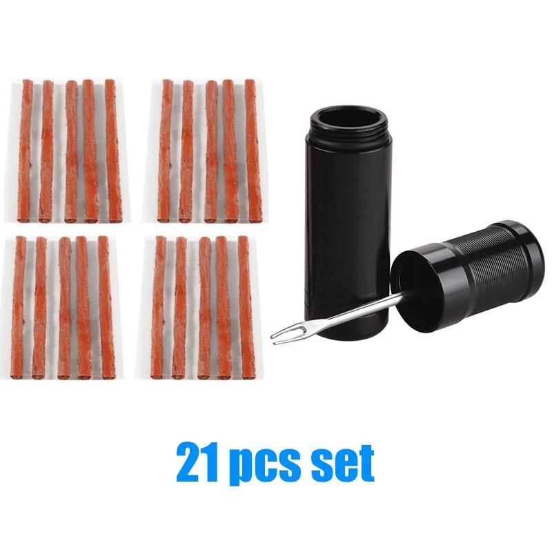 Набор инструментов для ремонта шин с клеевыми полосками для автомобилей, мотоциклов, велосипедов, бескамерных шин, набор для ремонта проколов колес, вакуумный ремонт шин