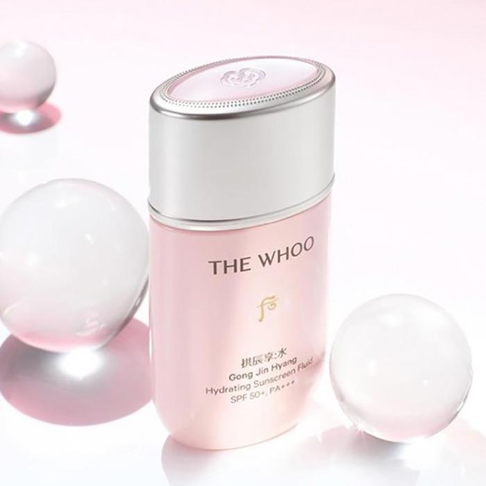 The history of whoo Gongjinhyang: Soo Hydrating Sunscreen SPF50+ PA+++ 60мл – Увлажняющая УФ-защита, Легкая водная текстура, Корейский