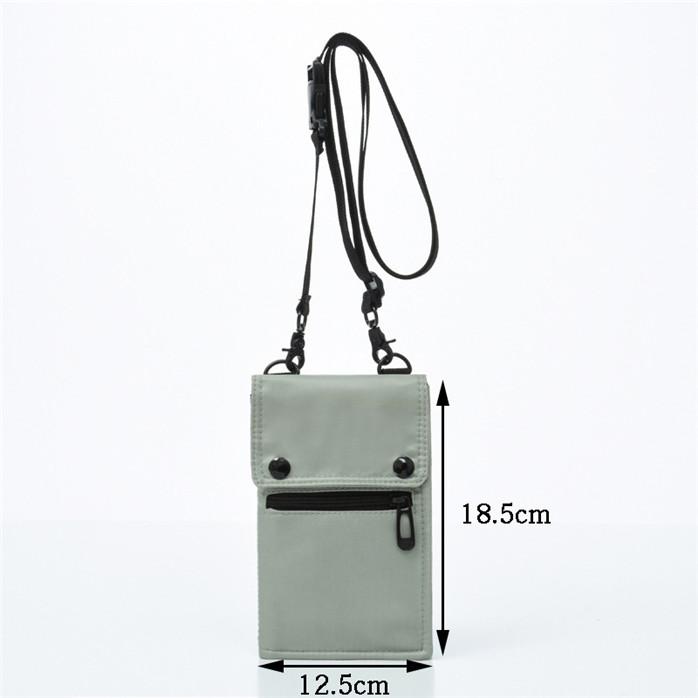 Мужская сумка через плечо, многофункциональная маленькая нейлоновая тканевая сумка через плечо, дорожная маленькая сумка, водостойкая