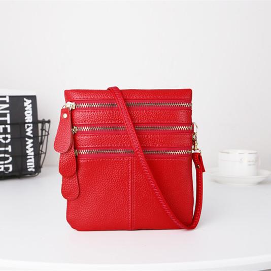 Women Real Cow Genuine Leather Bag Small Female Shoulder Bag Black Crossbody Bags For Women's Phone Wallet Coin PurseMa