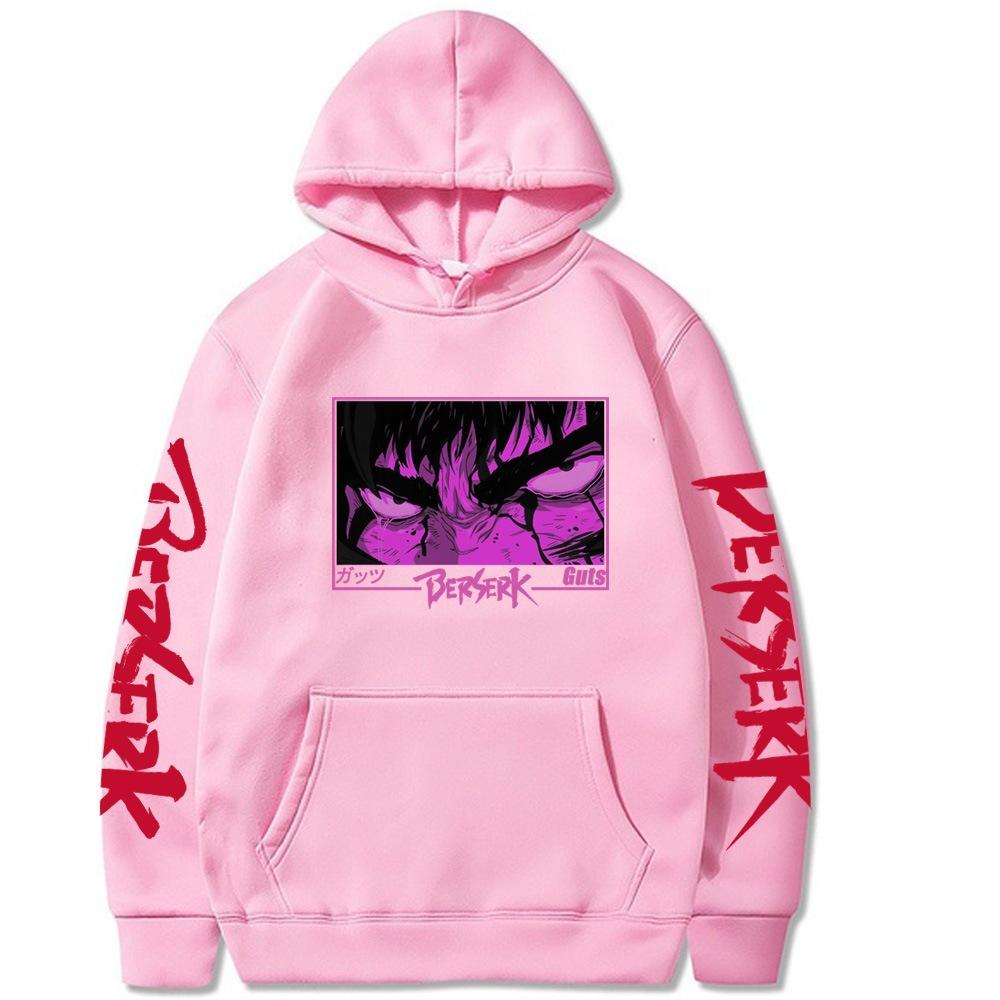 Riman Berserk Sword Wind Legend Printed Loose Casual Hoodie Harajuku Fleece Plus Size Sweater