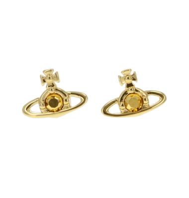 Серьги Nano Solitaire Brass [Vivienne Westwood] Женские 62010037/02R774 [Товар]