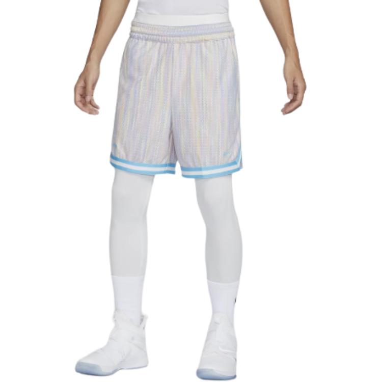 Nike Dna Dri-Fit LeBron средней посадки модные мягкие удобные повседневные шорты мужские шорты Mountain-Peak-белые FZ1057-121