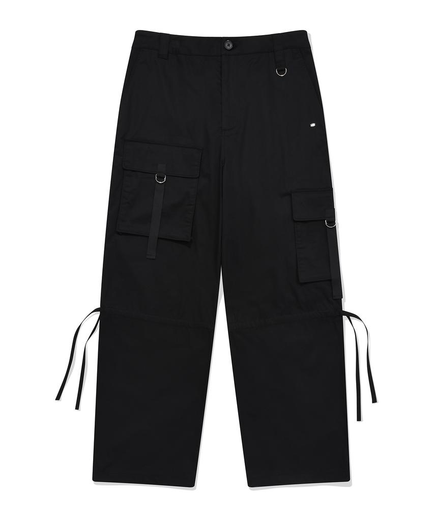 FALLETT Big Pocket Cargo Pants Black