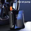 Портативный насос для накачивания шин с цифровым дисплеем и аккумулятором, портативный электрический воздушный компрессор