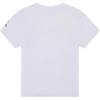 Jordan Футболка Air Solid Color Soft Comfortable Casual Sports Short Sleeve Kids Tops White HF2321-100