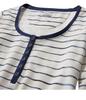 LL Bean Unshrunkable Mini Waffle Long Sleeve US Size Painterly 1000146905 Women's Tee, Henley, Striped, Fit, Petite, L, Sailcloth, Stripe, White,