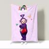 Teletubbies Knee Blanket Throw Sofa Blankets Characters Thermal Blankets for Bed Blanket 150cm X 200cm Home and Decoration Nap &