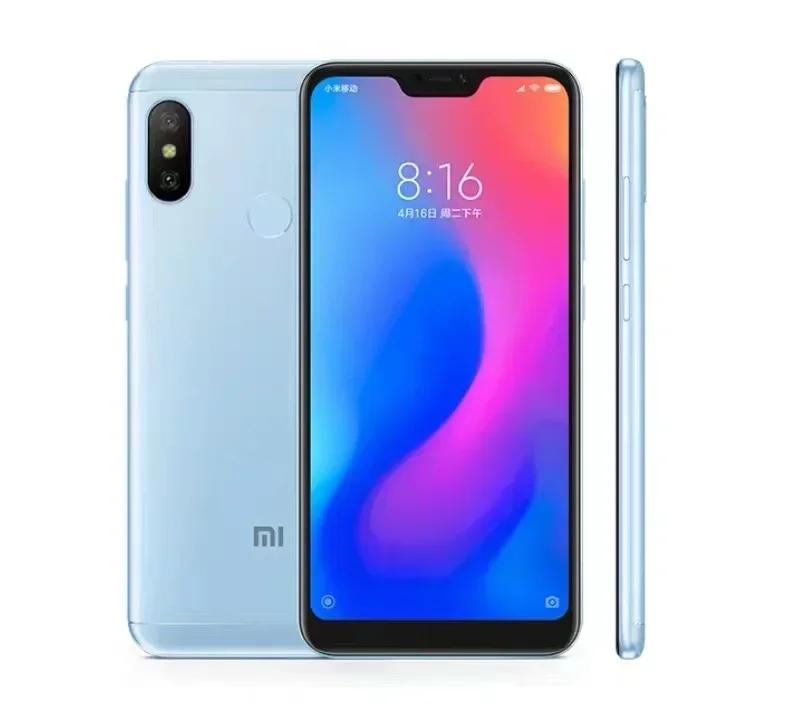Глобальная версия Оригинальный Xiaomi Redmi 6 Pro 4 ГБ 64 ГБ Аккумулятор 4000 мАч Snapdragon 625 Pixels Смартфон с двумя SIM-картами Android 4G Сотовый телефон