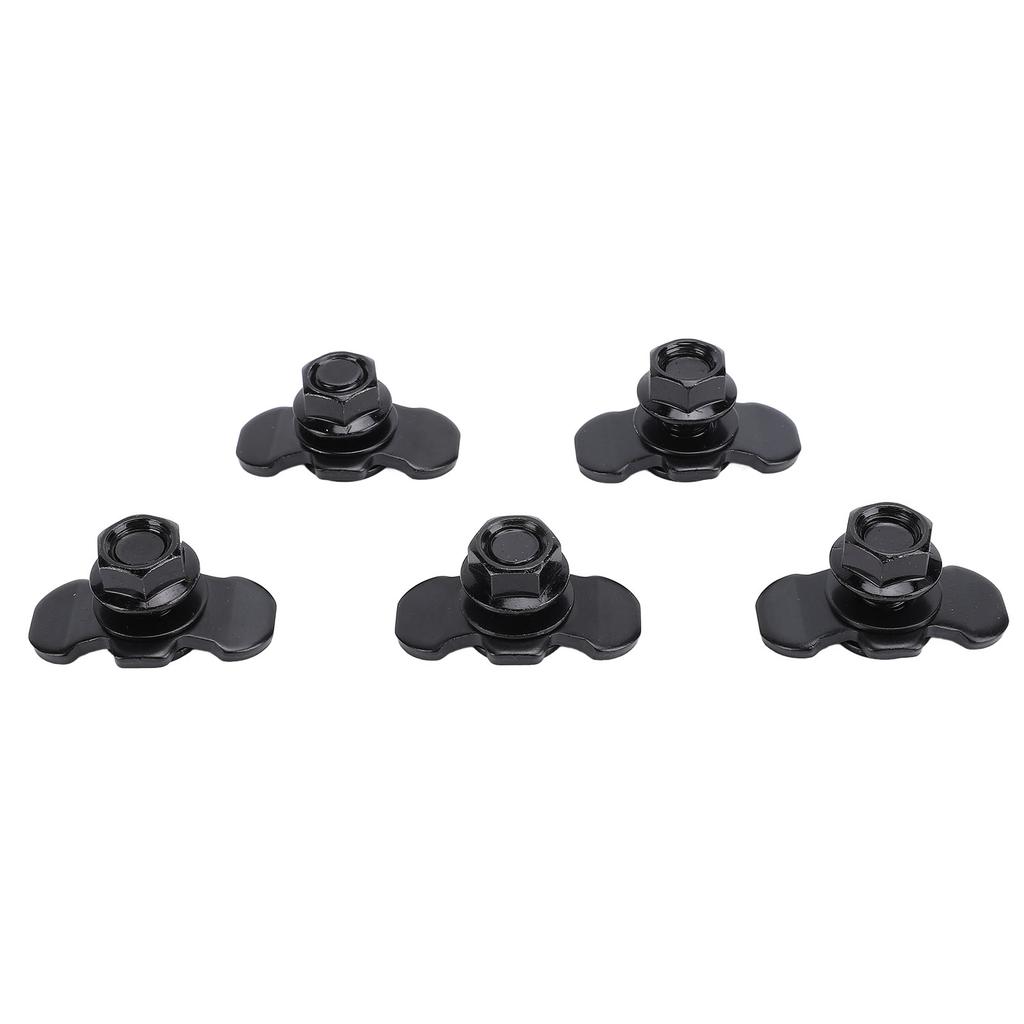 5pcs L Track Double Lug Threaded Stud Nut Fitting M10x20mm for Truck Bed Trailer Control Pickup RV ATV
