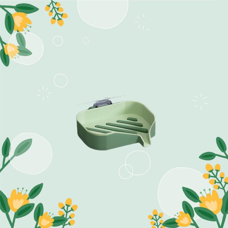 Double Layer Bathroom Soap Box Soap Storage Container Wall-mounted Drain Soap Dish Holder Bathroom Shower Accessorie