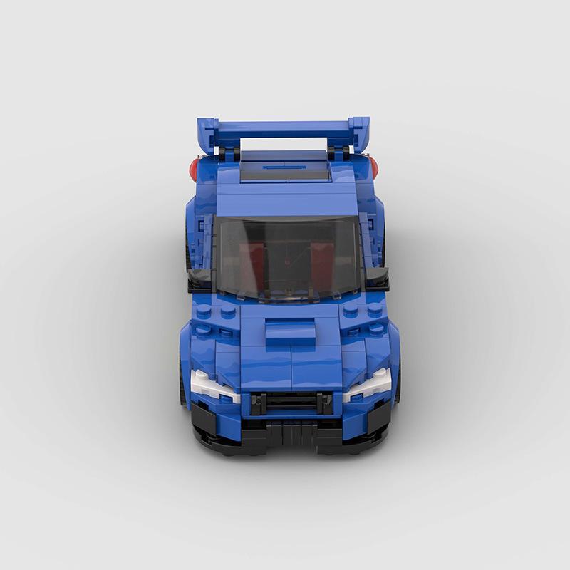 Совместимые блоки MOC спортивного автомобиля: Креативная игрушка-конструктор Subaru для детей