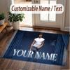 Custom Name Crystal Velvet Rug,Benson Boone Comfortable Anti Slip Floor Mat For Room Decoration