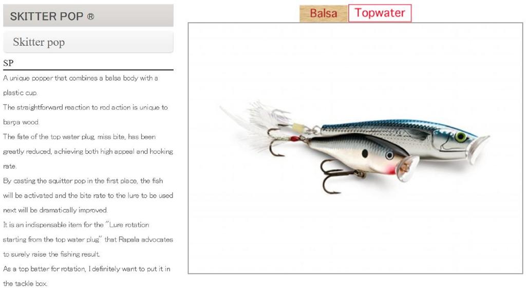 Rapala Плавающая приманка Popper Skitter Pop SP07/FT (1041)