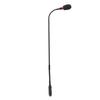 23.2in Gooseneck Condenser Microphone 3 Pin Straight Plug In Flexible Aluminum Alloy Gooseneck Microphone for Meetings