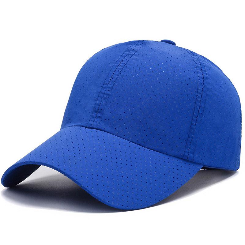 New Punched Hat Men's and Women's Outdoor Baseball Cap Sunscreen Cap Spring and Summer Breathable Sun Hat