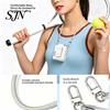 Travel Cooling Accessories Portable Waist Fan, Rechargeable Personal Body Fan with Flashlight, Wireless Clip-on Desktop for Neck Belt Hip, Outdoor