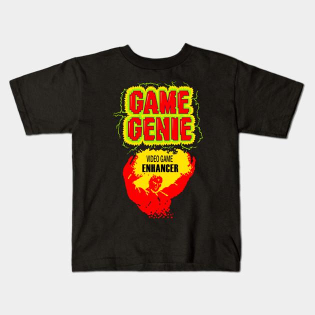 Boys Girls Soft Cotton Graphic Tees Game Genie T-shirt Breathable Daily School Wear Kids T-Shirts