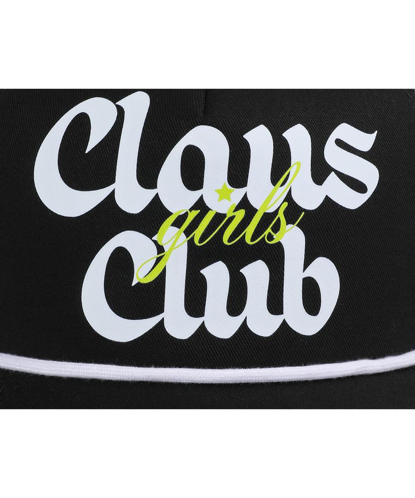CLAUSLAB Кепка-сетка для девочек Claus Girls Club Черная