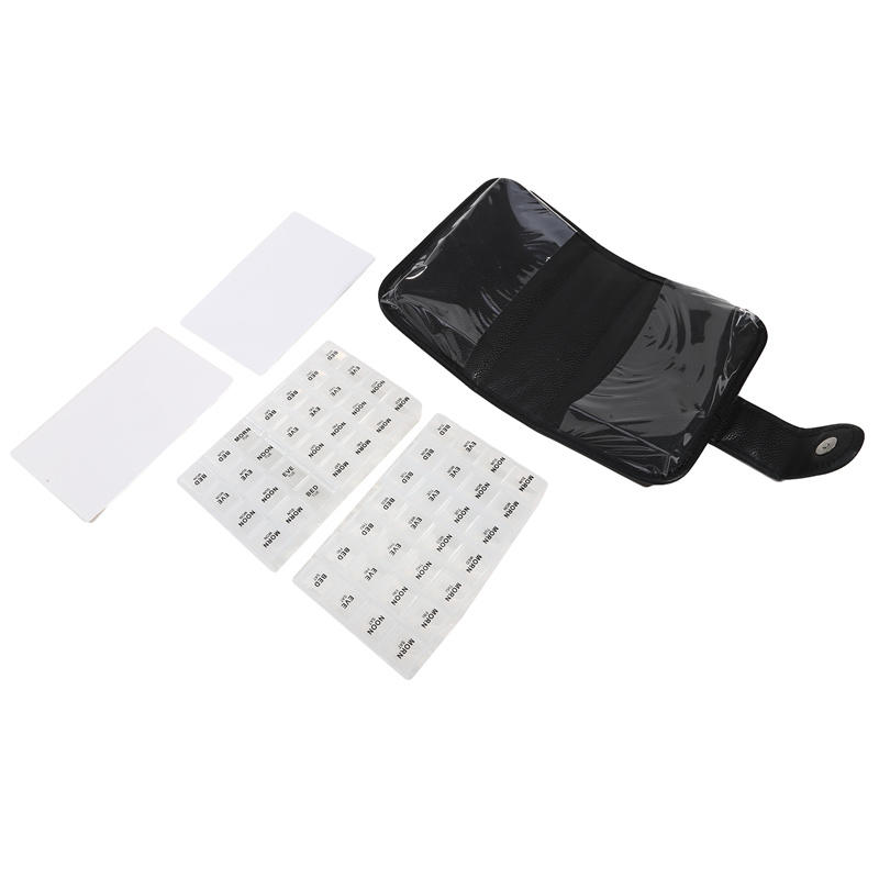 1 шт. ПУ чехол для таблеток большой емкости 56 отделений органайзер чехол для путешествий на открытом воздухе офис портативный ящик для хранения