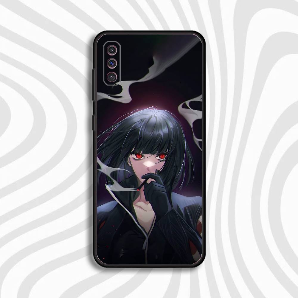 L-Limbus Company Ryoshu Phone Case For Samsung S10,S21,FE,S21,Note 20,S26,S25,S24,S23,Ultra,S9,S22,Plus Soft Silicone Black Case