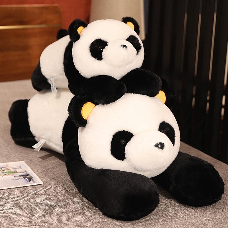 1pc 60cm-120cm Giant Panda Plush Toys Soft Sleep Pillow Cartoon Animal Bear Stuffed Baby Doll Classic Kids Birthday Gifts