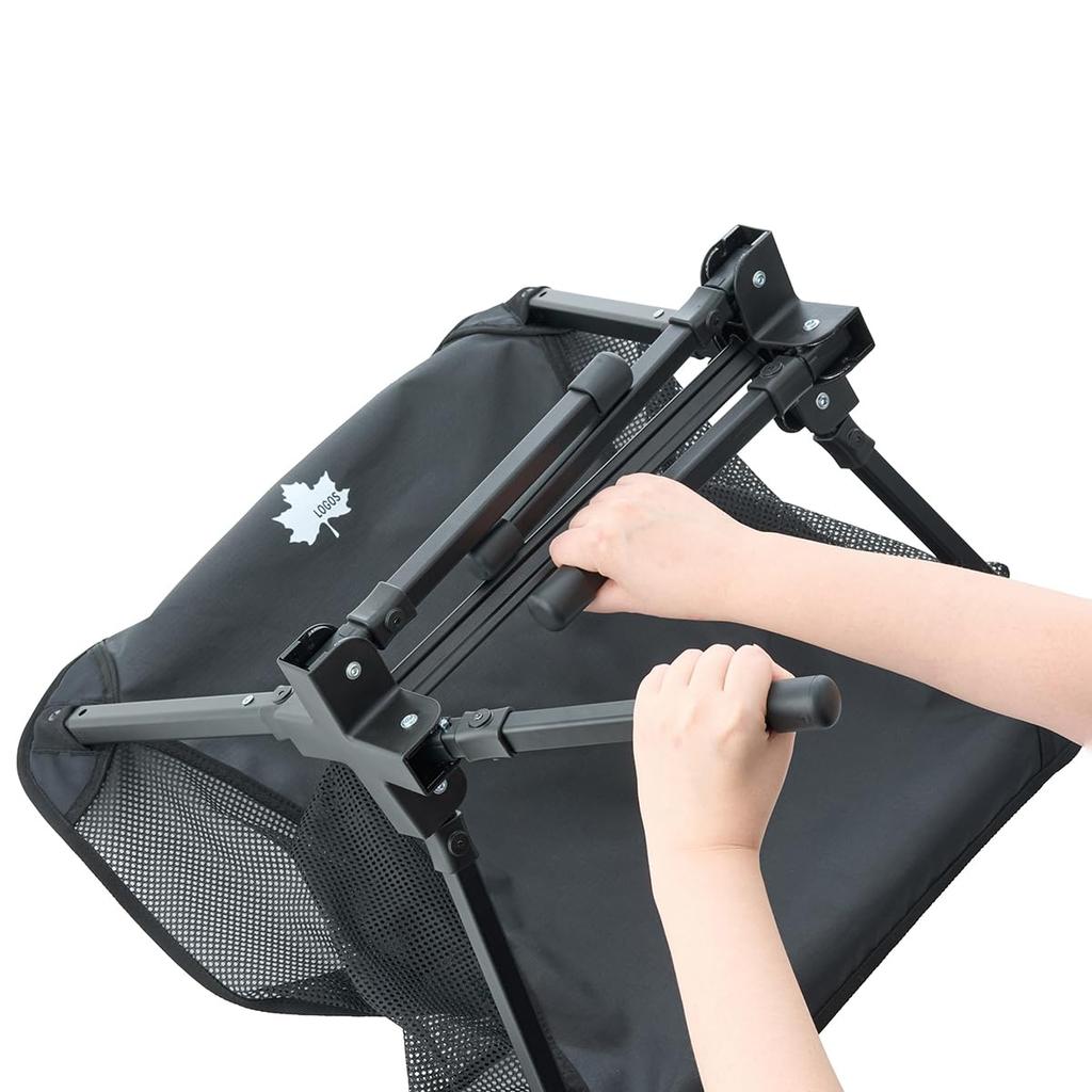 LOGOS Easy Set Bucket Chair Outdoor 120kg Load Capacity - Camping, Lightweight, Compact, Water-repellent, (73329007)