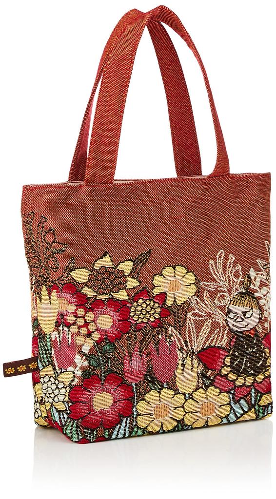Marushin Tote Bag Moomin Little My Character Mini Tote Lunch Tote Lunch Bag Mini Bag Gobelin Weave With Flowers 0434108100