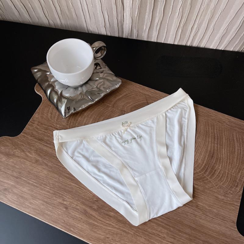 Бесшовное нижнее белье с высоким разрезом и большим эластичным бесшовным сексуальным женским треугольным бельем из чистого хлопка