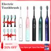 Ultrasonic Electric Toothbrush Sonic USB Rechargeable Metal Teeth Brush IPX7 Waterproof Adults Teeth Whitening Clean Sensitive 1
