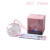 Japanese Wind Bell Sakura Pattern Wind Chimes Handmade Glass Furin Home Decor