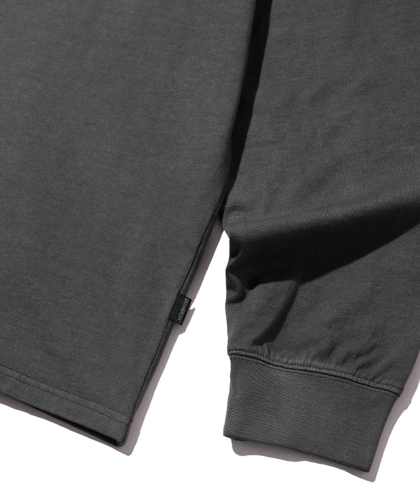 BROWNBREATH Tag Pigment Longsleeve - Charcoal