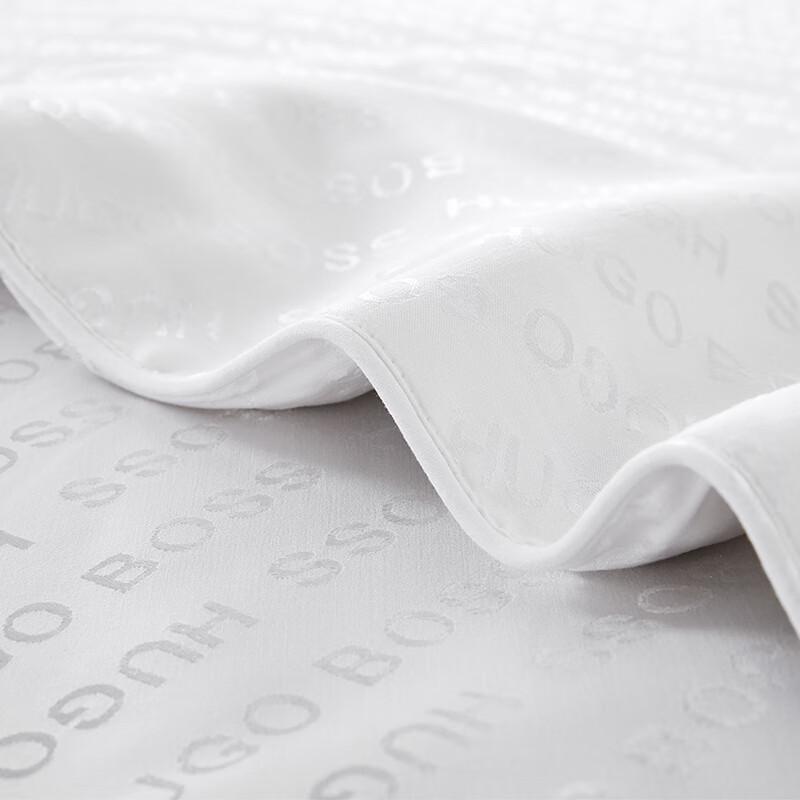 BOSS Жаккардовое одеяло из тутового шелка с логотипом