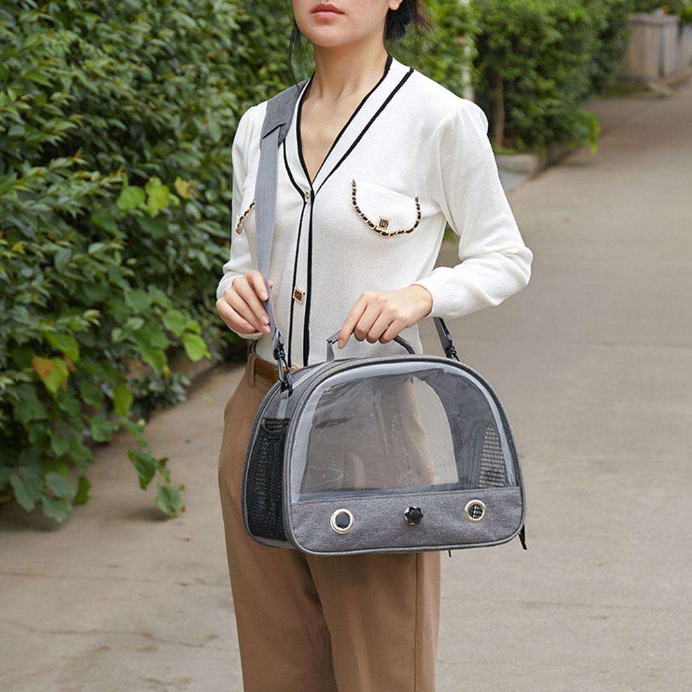 Портативная сумка-переноска для попугаев, рюкзак для птиц с насестом для клетки с боковым окном, складная маленькая клетка для путешествий для домашних животных, принадлежности для птиц