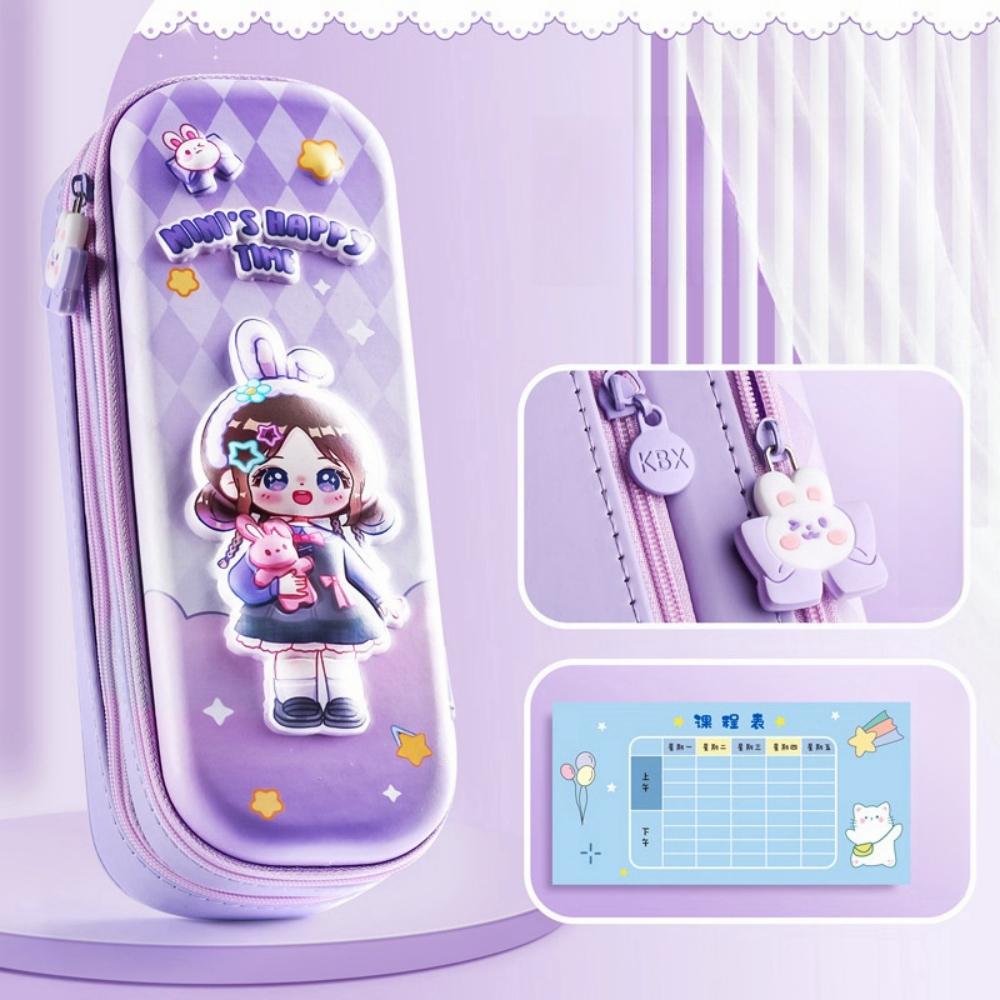 3D Kawaii пенал EVA большой емкости водонепроницаемый легкий пенал для школьных принадлежностей канцелярская сумка