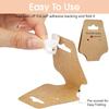 100Pcs/Lot Necklace Card Pendant Diy Handmade Folding For Hair Clip Bracelet Jewelry Display Self-Adhesive Paper Hang Tags Card