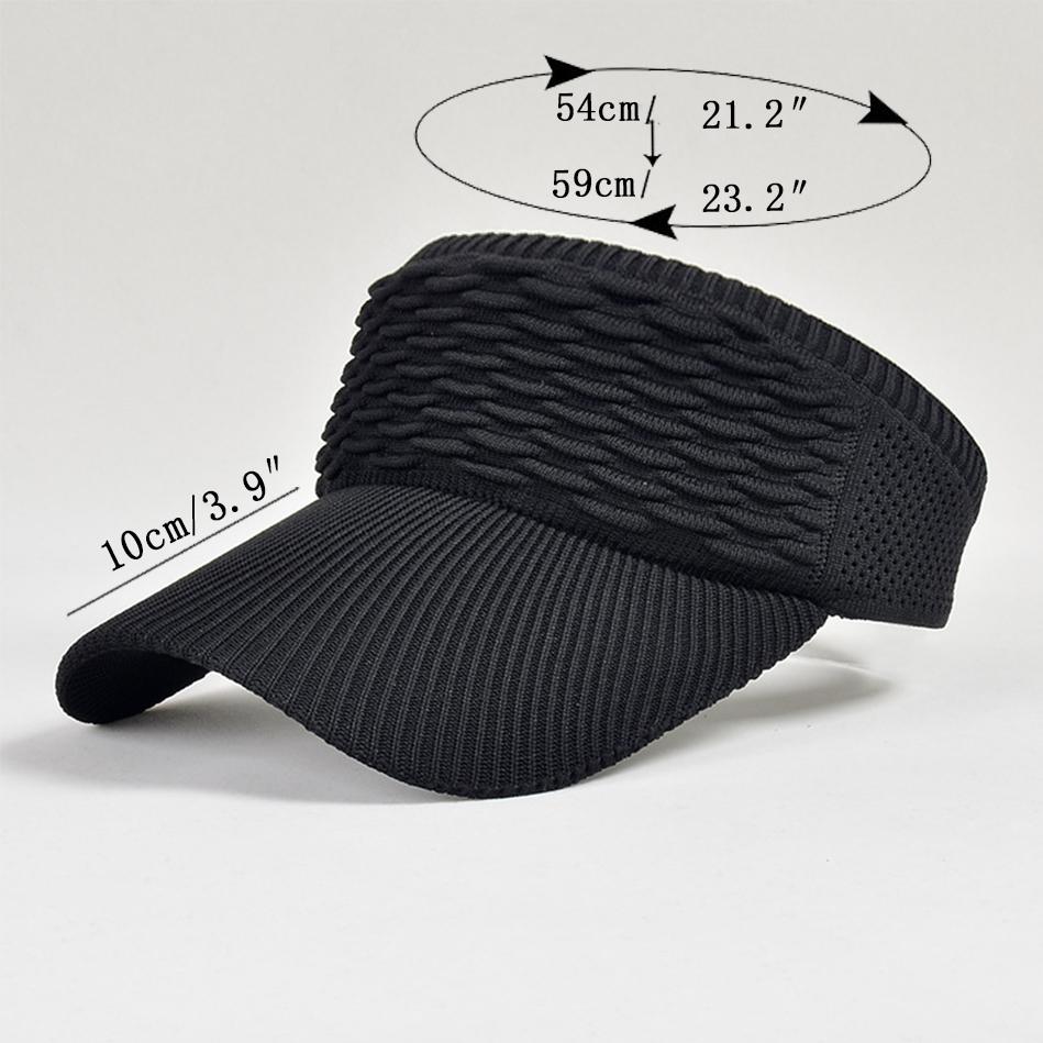 Козырек плюс длинный 10 см козырек конский хвост бейсболка женская летняя вязаная дышащая гольф пляжная шляпа для спорта на открытом воздухе пустая верхняя шляпа