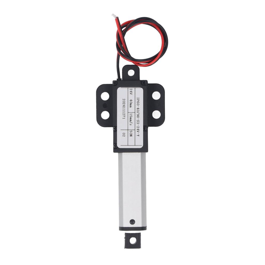 Мини-привод движения, тяга 50 Н, ход 40 мм, скорость 15 мм, электрический небольшой линейный привод 24 В