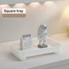 Квадратный деревянный поднос, 1 шт., органайзер для ароматерапии для косметического ухода за кожей, украшение для рабочего стола, органайзер для прихожей в гостиной, настольный поднос