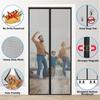 New Magnetic Screen Door Curtain Anti-Mosquito Net Fly Insect Screen Mesh Automatic Closing Easy Installation