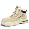 High-top winter new velvet snow cotton shoes waterproof, cold-proof and warm Martin labor insurance short boots