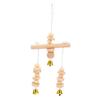 Bird Swing Toy Hanging Swing Bells Chew Toy for Parrots Mynahs Macaws and Other Small Birds
