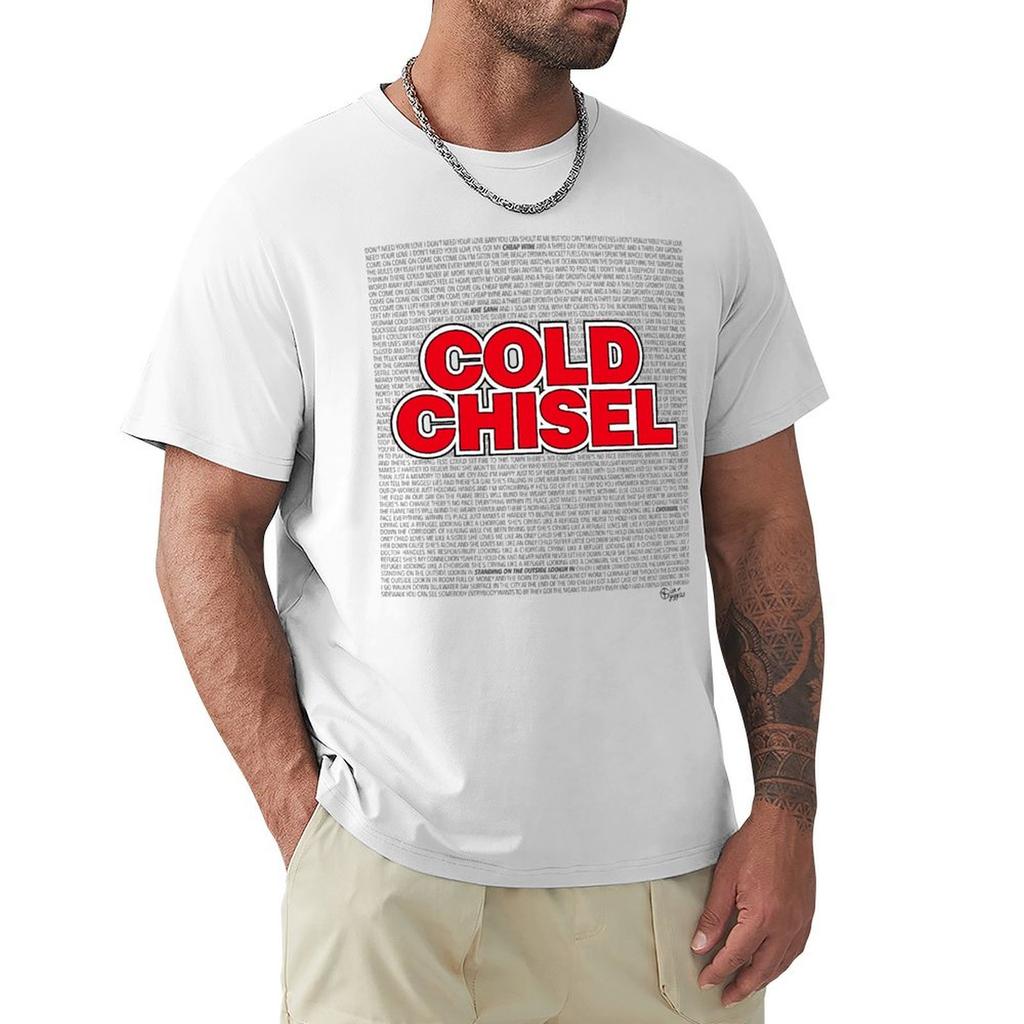 Cold Chisel Lyrics Colour TShirt Comfortable Work Wear Tee