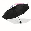 My Melody and Kuromi Automatic 3-Fold Umbrella Design, Cute Cartoon Pattern, Portable Outdoor Umbrella, Perfect, Holiday Gift for Disney fans.Y067