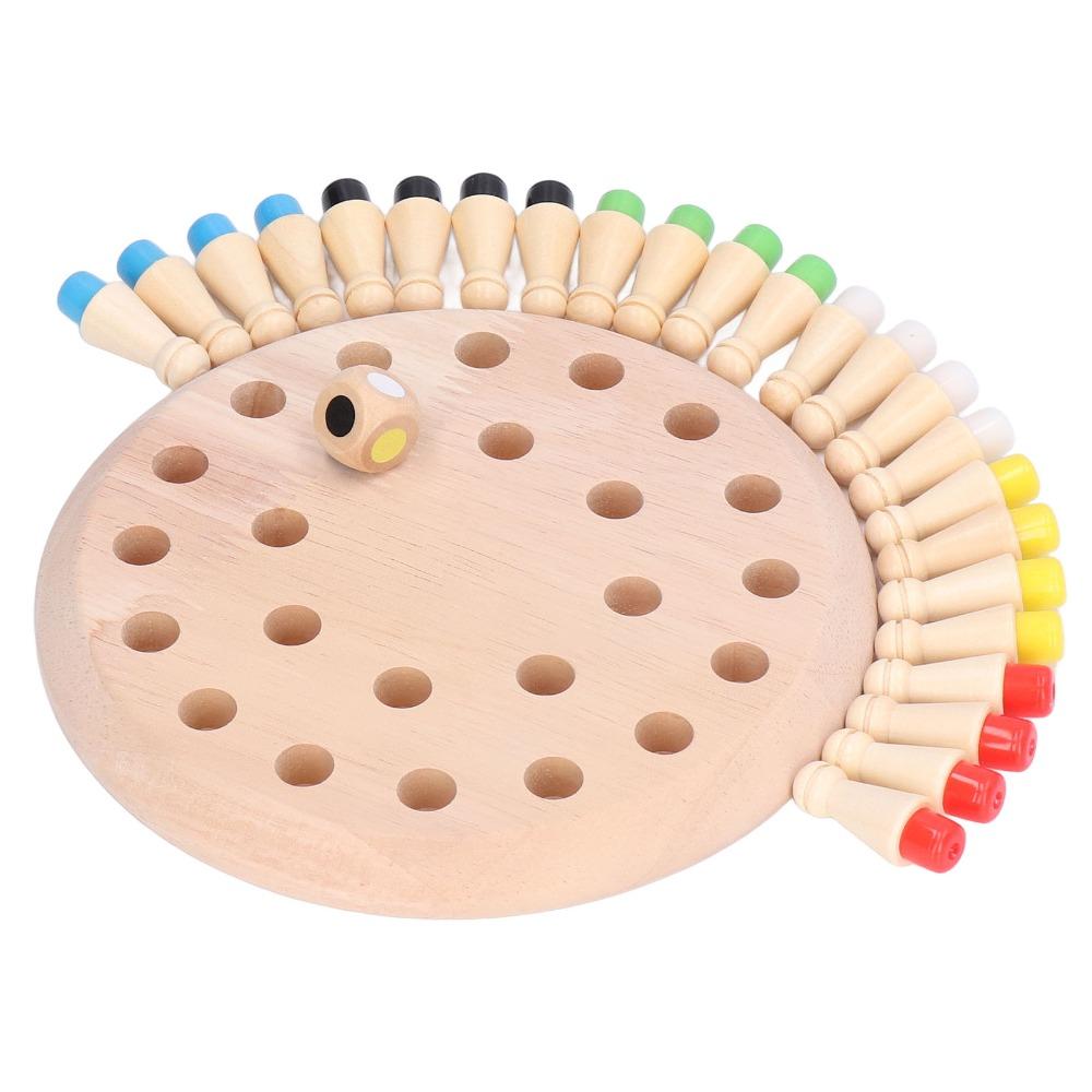 Matchstick Design Wooden Board Game Educational Blocks Block Board Game Early Learning