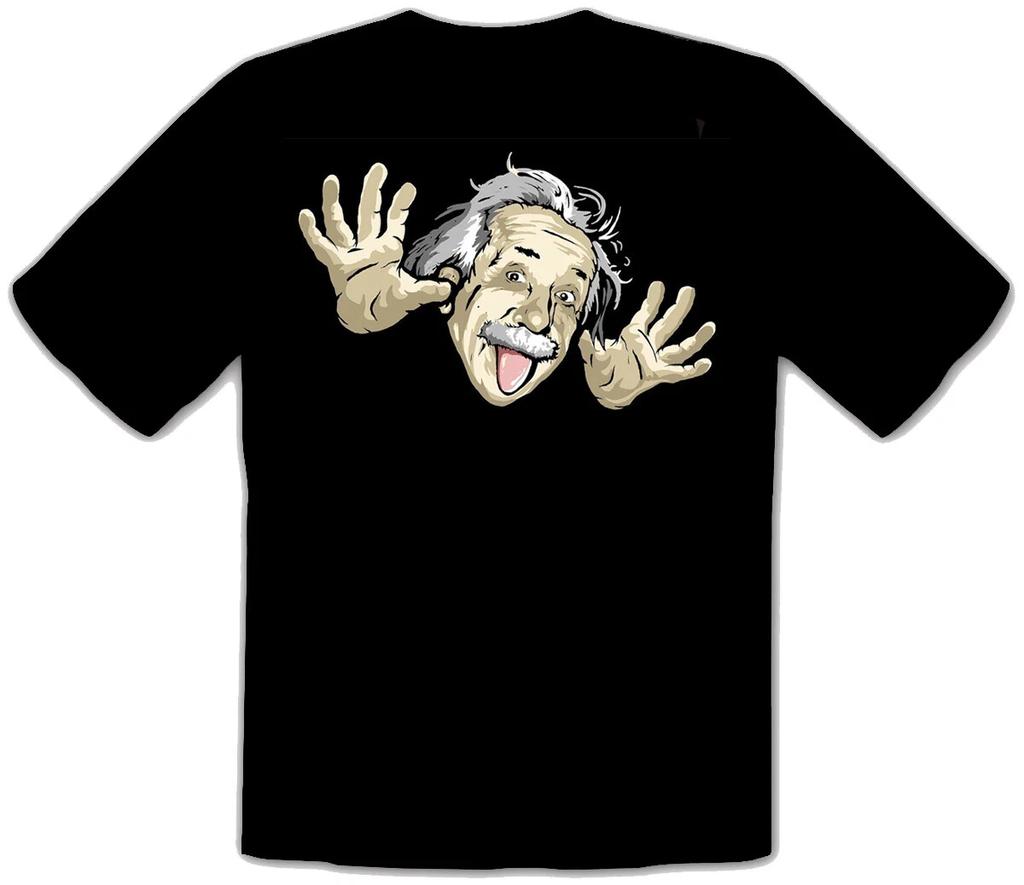Einstein Albert Logo BLACK T-Shirt -102-